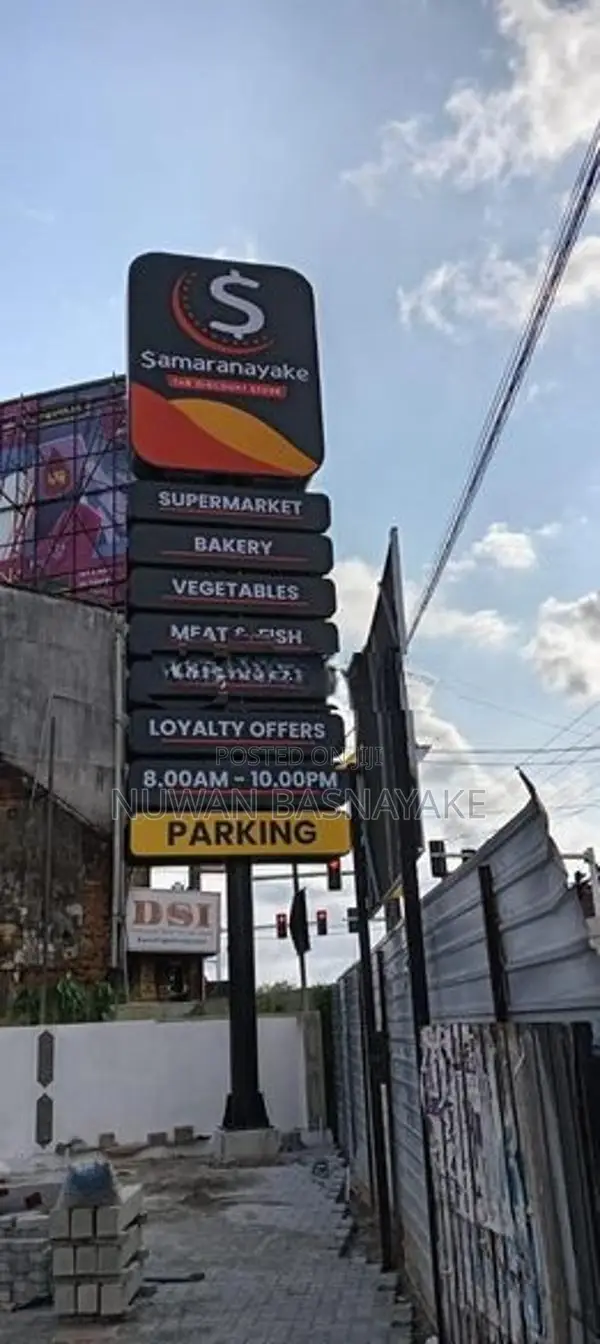 Premium 3D laser-cut acrylic outdoor signs