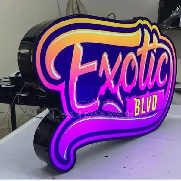 Elevate Your Brand with 3D Box-Up LED Backlit Signage