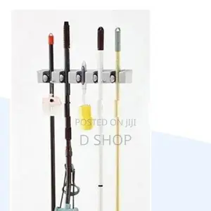 Broom, Mop Holder Organizer Wall Mounting Grip