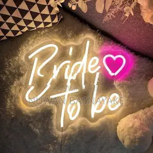 Bride-to-Be celebration party with LED neon signs
