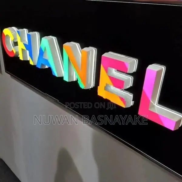 Classic Open-Face Neon Style Letters