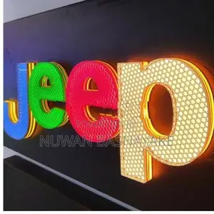 Make a Statement with Modern Perforated 3D Signs