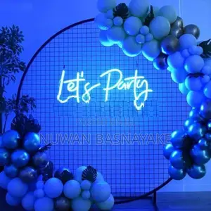 Bride-to-Be celebration party with LED neon signs