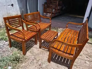 Alpha Veranda Chair Set with Coffee Table