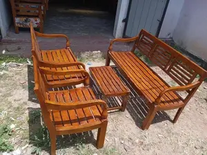 Alpha Veranda Chair Set with Coffee Table