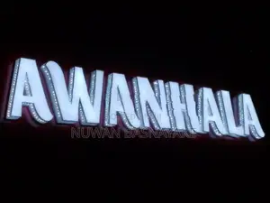 Industrial Chic: Perforated Mesh Lettering