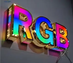 Industrial Chic: Perforated Mesh Lettering