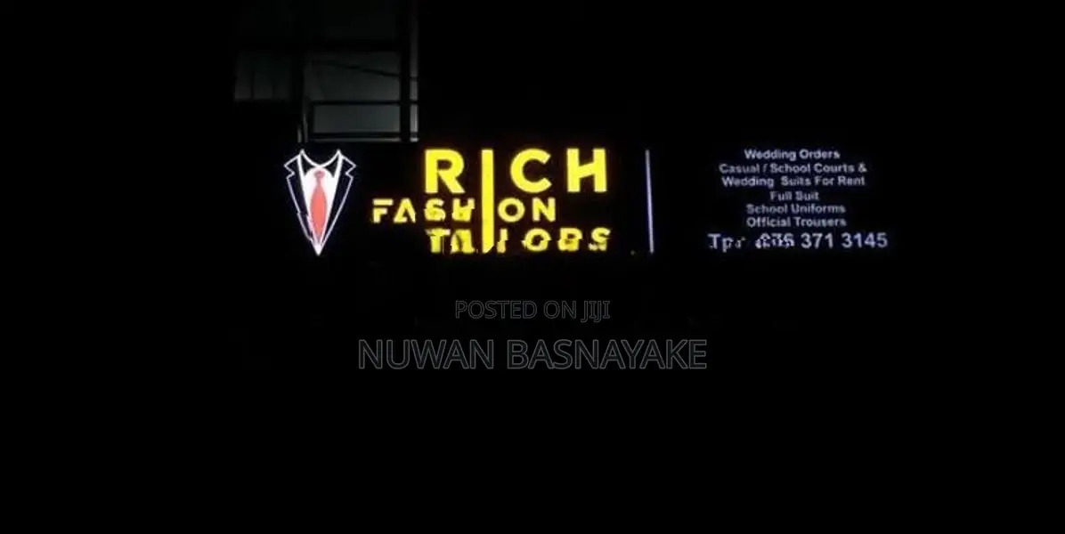 Fashion Shop Name Board Design