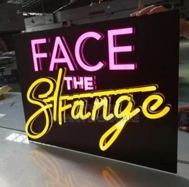 Modern Acrylic Letter Designs
