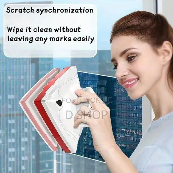 Magnetic Window Glass Cleaner Double Side - Cleaning Brush