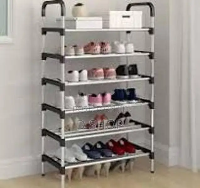 Shoe Rack - 7 -Layer Steel -Easy to fix