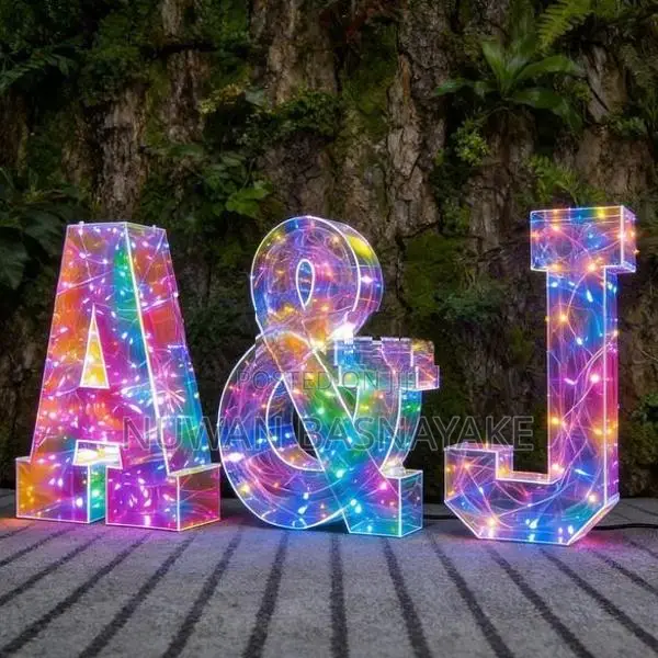 Light Up Your Event with Custom 3D Resin Signage
