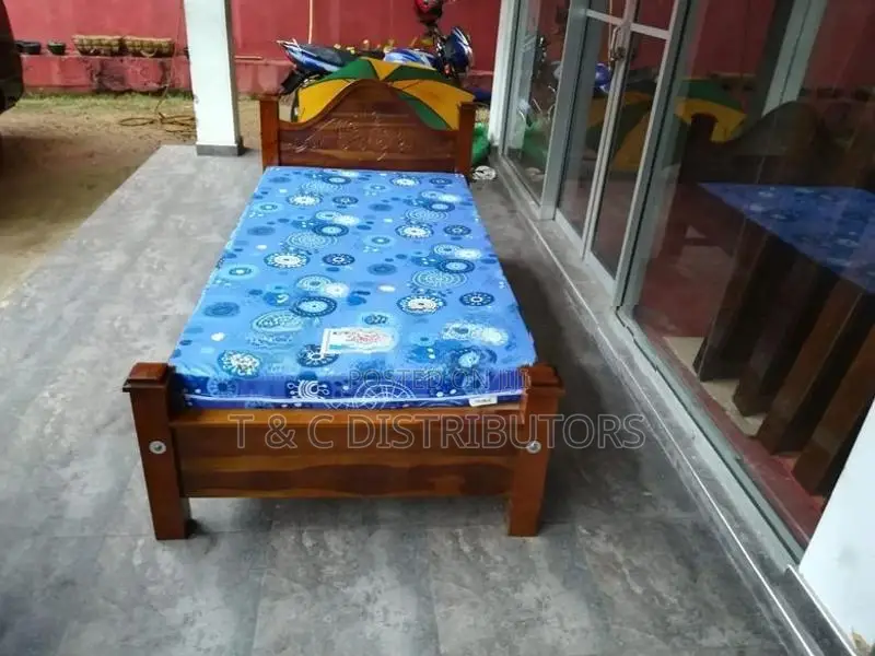 6*3 Teak Arch Bed with Mattress