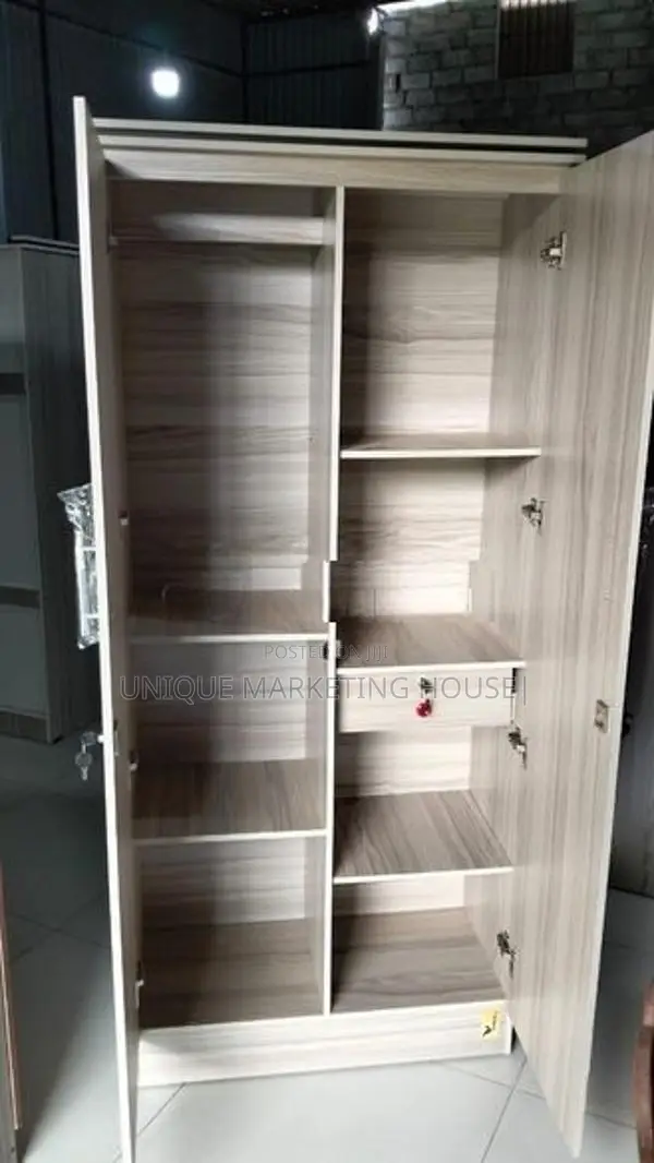 Modern 2 D American White Side Hanging Cupboards