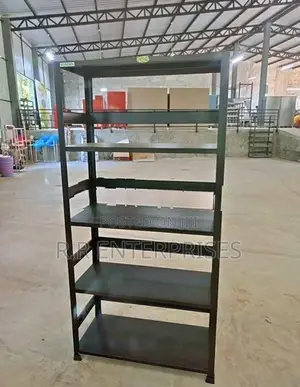 New Black Open Steel Rack .6*3 Ft.