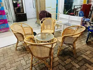 Cane Chair Set