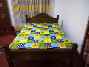 6*5 Teak Arch Bed With Mattress