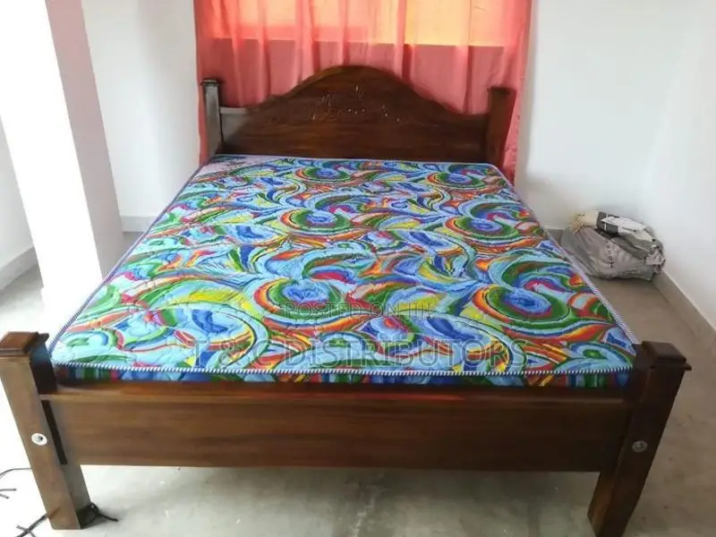 6*5 Teak Arch Bed With Mattress