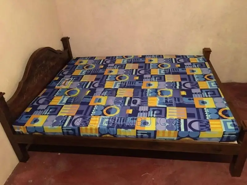 6*6 Teak Arch Bed with Mattress