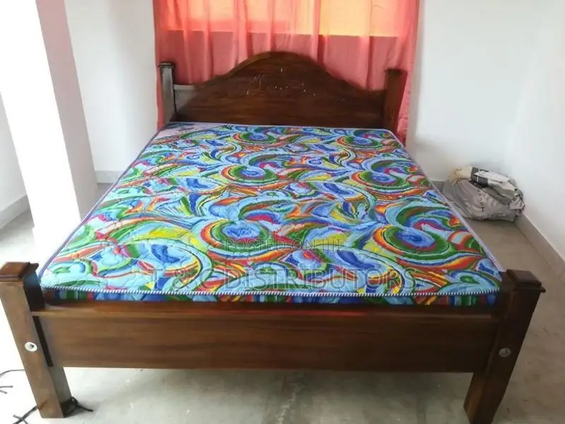 6*5 Teak Arch Bed With Mattress