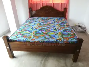 6*5 Teak Arch Bed With Mattress