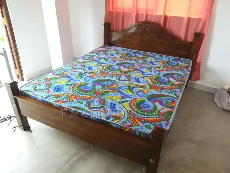 6*5 Teak Arch Bed With Mattress