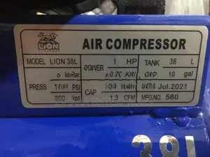 Air Compressor(Lion-38L/1HP/8Bar)