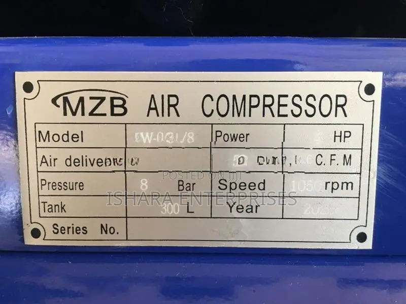 Air Compressor(MZB-300L/4HP/8Bar)