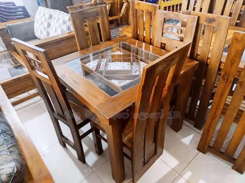 Teak Dining Table with Chair