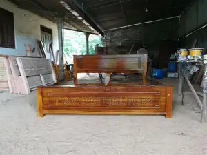 72*60 Teak Box Bed