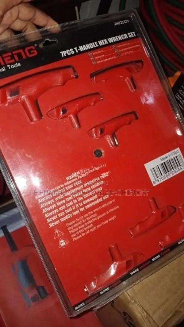 JUNENG T-HANDLE HEX WRENCH SET HERMAN HT 0800