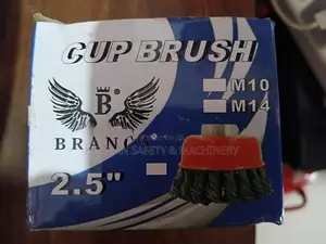 BRANCA 2.5-INCH TWISTED WIRE CUP BRUSH HERMAN HT 0810