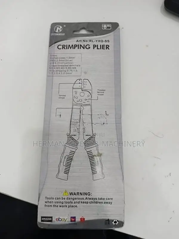 8-INCH MULTIFUNCTIONAL CRIMPING PLIER HERMAN HT 0820