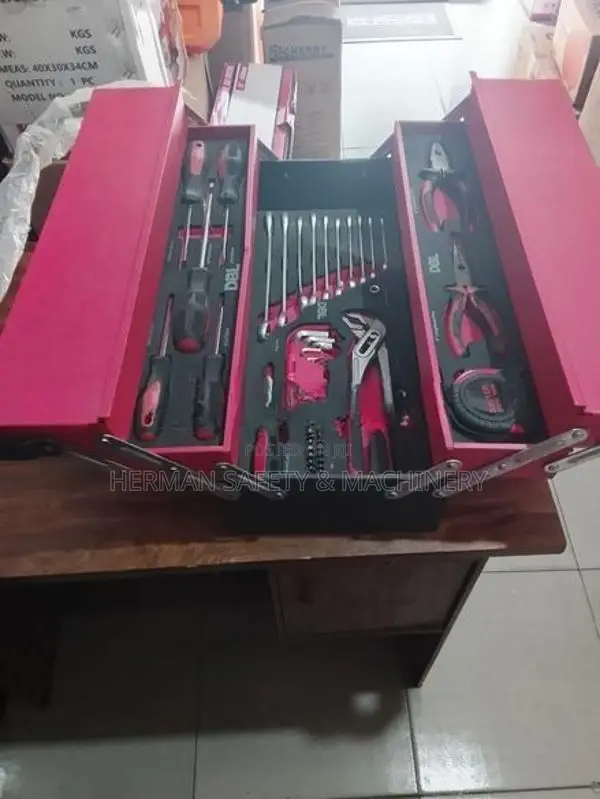 RED & BLACK CANTILEVER TOOL SET HERMAN HT 0826