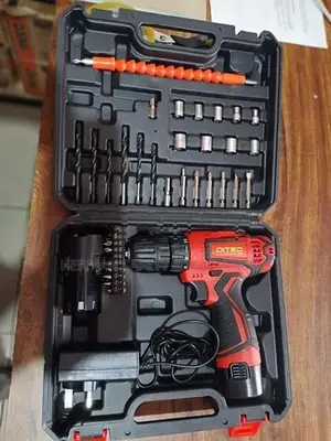 DITEC 12V CORDLESS DRIVER DRILL SET HERMAN HT 0827