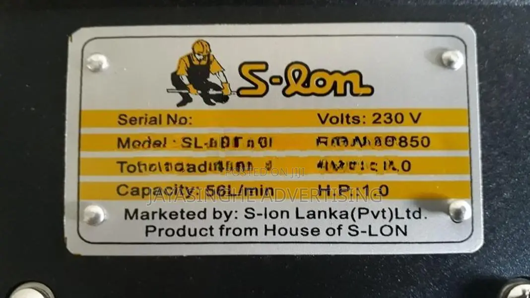 S-Lon Jet Type Water Pump (1 HP)