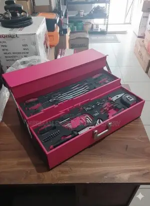 RED & BLACK CANTILEVER TOOL SET HERMAN HT 0826