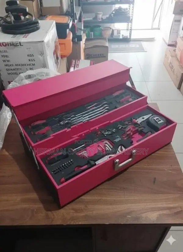 RED & BLACK CANTILEVER TOOL SET HERMAN HT 0826