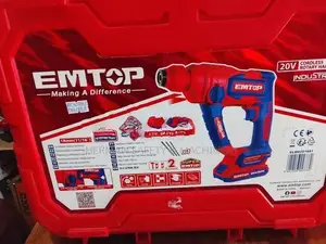 EMTOP ELRH201881 20V CORDLESS ROTARY HAMMER TOOL KIT HERMAN HT 0832