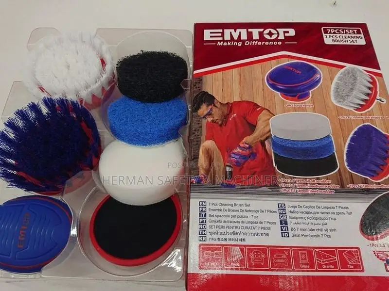 EMTOP 7-PIECE CLEANING BRUSH SET HERMAN HT 0834