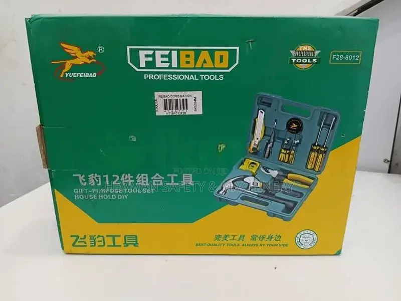FEIBAO 12-PIECE HOUSEHOLD DIY TOOL SET HERMAN HT 0838