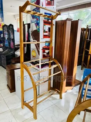 New Wooden Cloth Hanging Rack .
