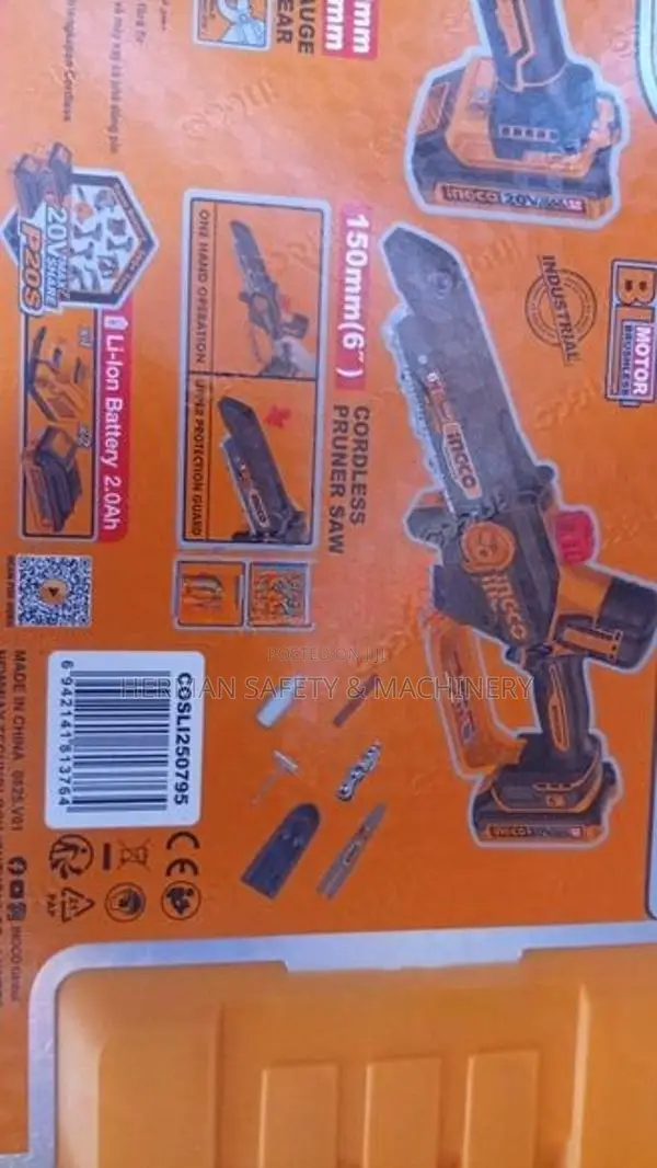INGCO 20V CORDLESS 2 PCS PRUNER SAW & STRAIGHT SHEAR – HERMAN HT 0871