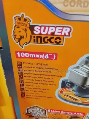 INGCO 20V CORDLESS ANGLE GRINDER 100MM (4") – HERMAN HT 0872