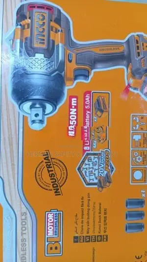 INGCO CORDLESS IMPACT WRENCH 850NM – HERMAN HT 0876
