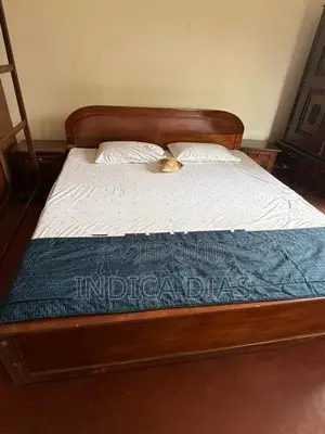 Vintage King size Mahogany bed and cupboards
