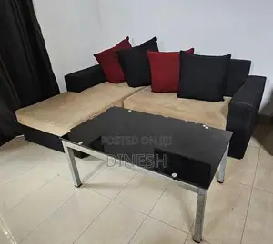 L-Sofa with Coffee Table