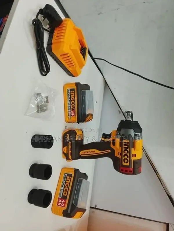 INGCO CIWLI2050 CORDLESS IMPACT WRENCH KIT 500NM – HERMAN HT 0902