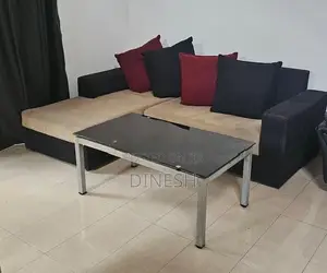 L-Sofa with Coffee Table