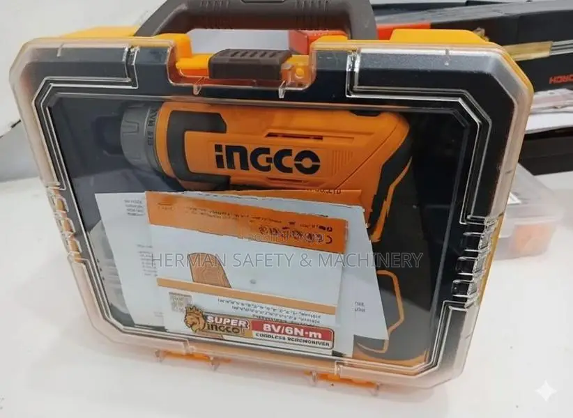 INGCO 8V CORDLESS SCREWDRIVER – HERMAN HT 0895